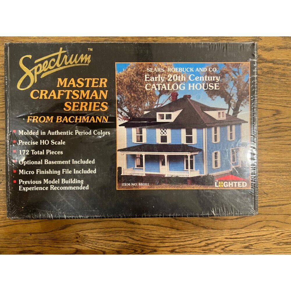 Spectrum Bachmann HO Scale Sears Catalog House Model Kit 88001 Early 20th Centur